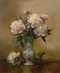 14951000_Peonies_In_A_Blue_And_White_Vase