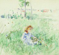 13257651_Young_Girl_Seated_On_The_Lawn
