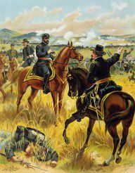 9740069_Major_General_George_Meade_At_The_Battle_Of_Gettysburg