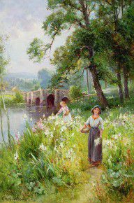 15930431_Picking_Flowers_By_The_River