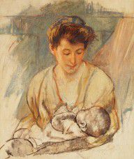 17967158_Mother_Rose_Looking_Down_At_Her_Sleeping_Baby