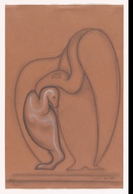ZYMd-36973-Maternity (Study for Surrealism and Painting) (1942)