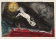 Marc Chagall - A Fantasy of St. Petersburg, decor for Aleko