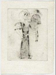 Madame Sobakévitch, plate XXXIII (supplementary suite) from Les Âmes mortes_1923-48