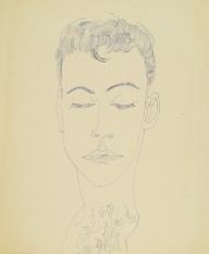Andy Warhol-Young Man. Um 1956.