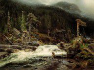 August_Cappelen_-_Waterfall_in_Telemark