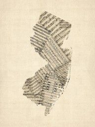 16102070_Old_Sheet_Music_Map_Of_New_Jersey