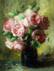 10196316_Pink_Roses_In_A_Vase