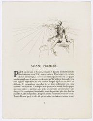 Headpiece (page 5) from Les Chants de Maldoror_1934