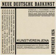 Neue deutsche Baukunst, Kunstverein Jena_1924