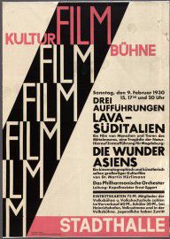 Kultur Film Bühne, Stadthalle_1929