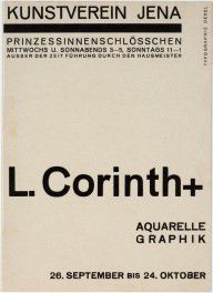 L. Corinth + Aquarelle Graphik_1926