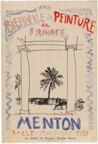 1ere Biennale de Peinture de France, Menton, 1951_1951