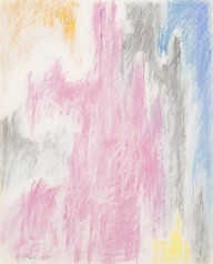 Clyfford Still, PP-219, 1958, pastel on paper, 13 3