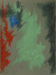 Clyfford Still, PP-240, 1968, pastel on paper, 12 x 9