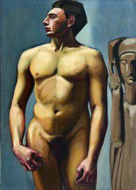 Tamara de Lempicka, Nu masculin, 19231924. Olio su tela, 105x75 cm