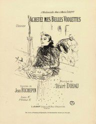 ZYMd-31203-Buy My Beautiful Violets (Achetez mes belles violettes) from Quatorze lithographies origi