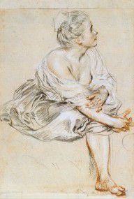 Antoine_Watteau-ZYMID_Seated_Young_Woman