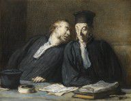 Honoré_Daumier-ZYMID_Two_Lawyers_Conversing