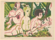 Nude Women with a Child in the Forest-ZYGR154352