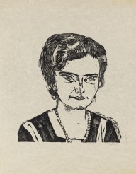 Max Beckmann-Bildnis Frau H.M. (Naila). 1923.
