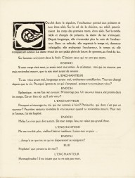 Pictorial initial C (folio 30) from L'Enchanteur pourrissant_1909