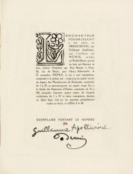 Pictorial initial L (folio 40) from L'Enchanteur pourrissant_1909