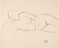 Untitled [reclining female nude resting on left arm]-ZYGR122623