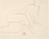 Untitled [nude resting on her left side and leaning on her left hand]-ZYGR122708