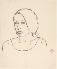 Untitled [head of a woman looking left]-ZYGR122273