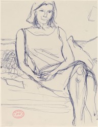 Untitled [woman in a sleeveless dress seated on sofa]-ZYGR121977