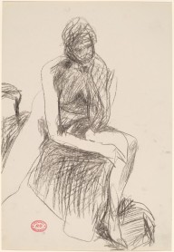 Untitled [seated female nude resting her head on her hand]-ZYGR112543