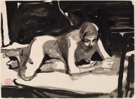 Untitled [female nude resting on her forearms]-ZYGR122933