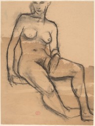 Untitled [seated nude with right foot turned under]-ZYGR122553