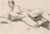 Untitled [reclining nude leaning on her right arm]-ZYGR122547