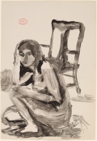 Untitled [female nude crouching in front of a chair]-ZYGR122041