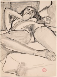 Untitled [reclining nude with her hand over her mouth]-ZYGR122975