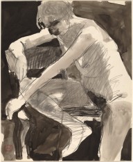 Untitled [female nude seated sideways in a chair]-ZYGR122682