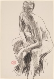 Untitled [seated female nude leaning forward]-ZYGR122023