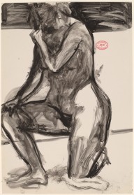 Untitled [kneeling nude holding her right shoulder]-ZYGR122444