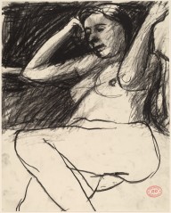 Untitled [seated nude with her forearms raised]-ZYGR122692