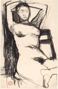 Untitled [seated nude leaning back with hands behind her head]-ZYGR122439
