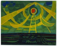 Josef Scharl-Untergehende Sonne. 1951.