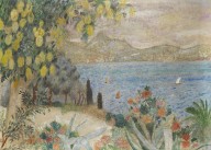 Max Peiffer Watenphul-Bucht von Amalfi (R�ckseite Landschaft bei Gaeta). 1936.