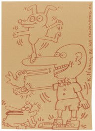 Keith Haring-Untitled (For Frauenburg E.V.). 1986.