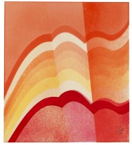 Kazuo Shiraga-Red Wave. 1967.