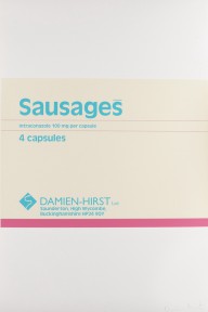 Damien Hirst-Sausages. 1999.
