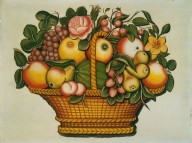 Basket of Fruit with Flowers-ZYGR59937