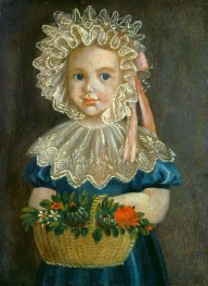 Little Girl with Flower Basket-ZYGR42467