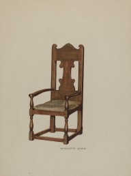 Pa. German Arm Chair-ZYGR15772